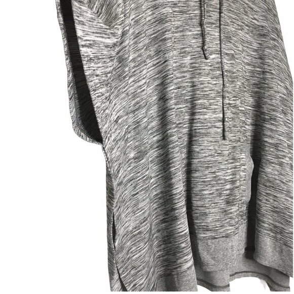 Talbots Knit Space Dye Hooded Sweatshirt Poncho OS - Picture 6 of 8